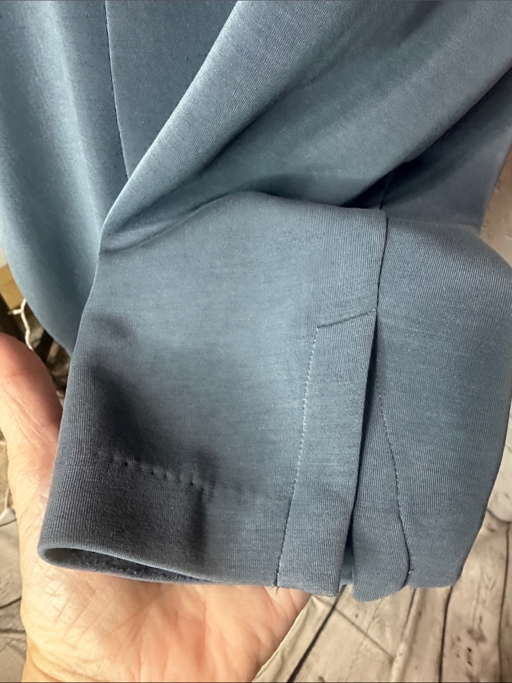 Skies Are Blue Notch Lapel 3/4 Sleeve Open Front Statement Blazer XL - 1X Modal - Picture 4 of 9
